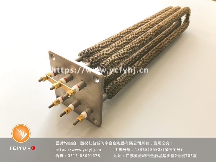 方形法蘭翅片加熱管實(shí)拍照片，盜用必究